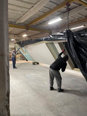 Pakowanie ściany do transportu