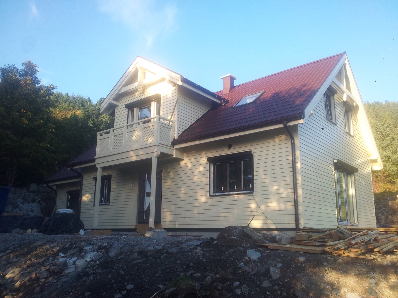 Dom z Elewacją Drewnianą, Norwegia